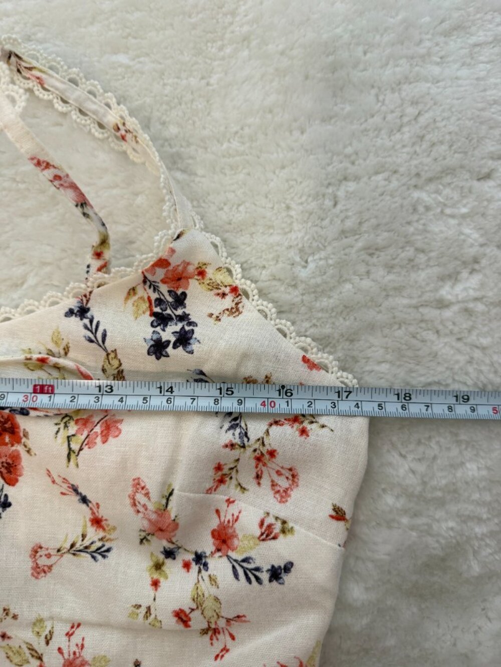 NWT Caroline Constas Floral Linen Blend Maxi Dress M - Picture 10 of 14